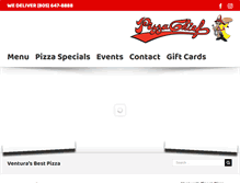Tablet Screenshot of pizza-chief.com